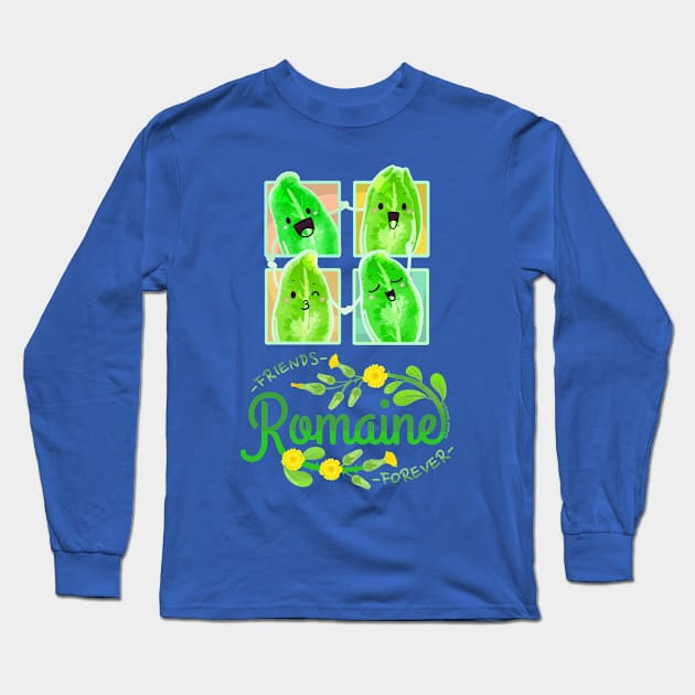 Friends Romaine Forever - Punny Garden Long Sleeve T-Shirt by punnygarden